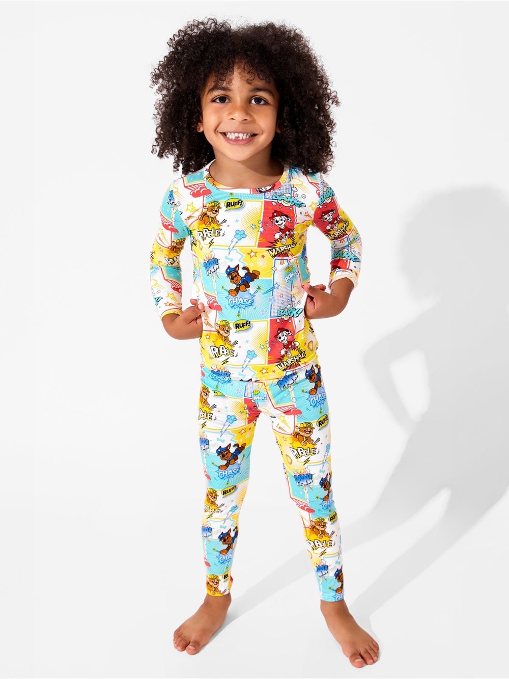 NWT Bellabu Bear Sz. 7/8Y PAW Patrol: Comic Boy Pups Bamboo Kids Pajamas